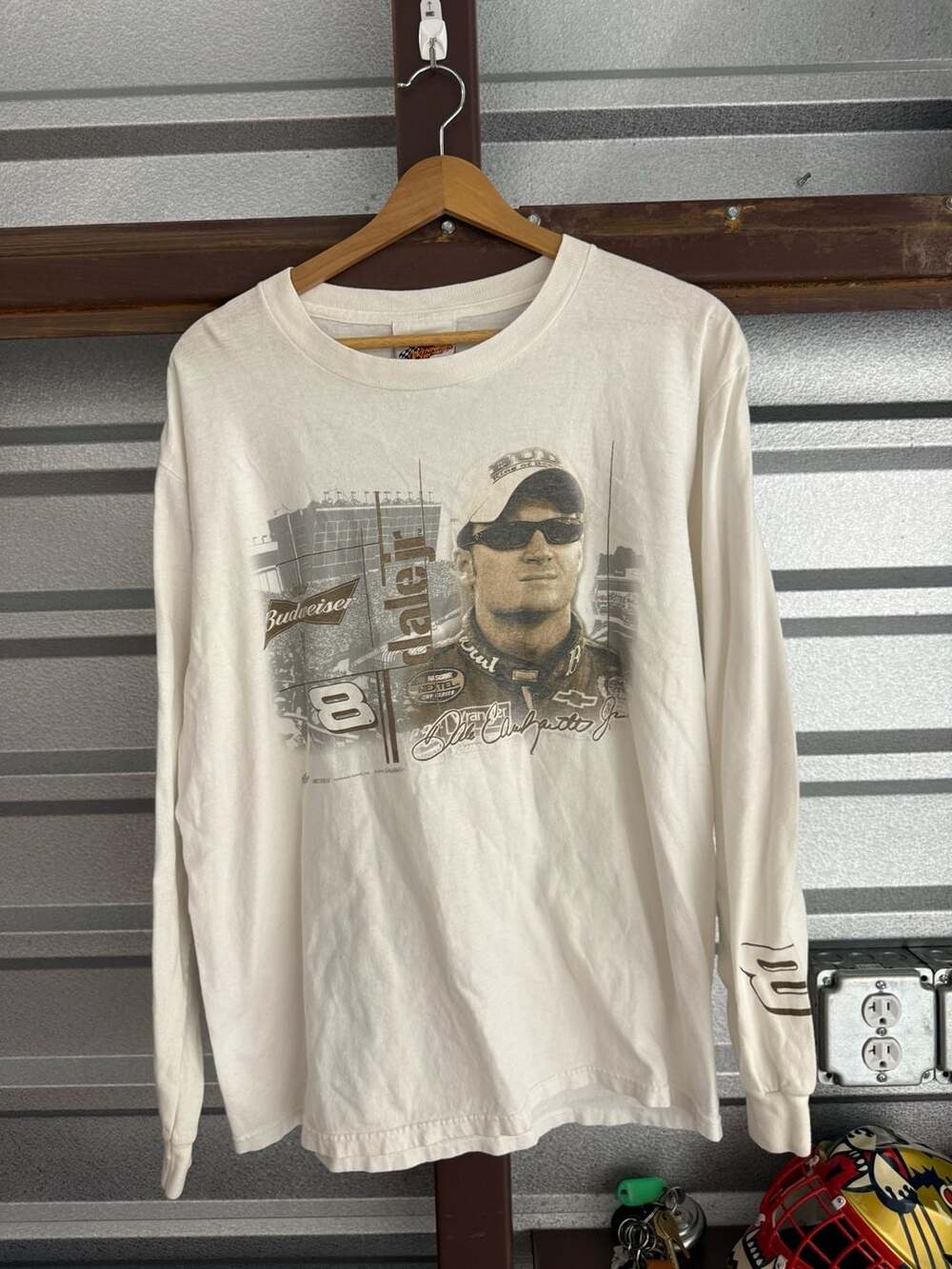 Vintage 2006 Winner's Circle Dale Earnhardt Jr. #8 Budweiser Long Sleeve NASCAR